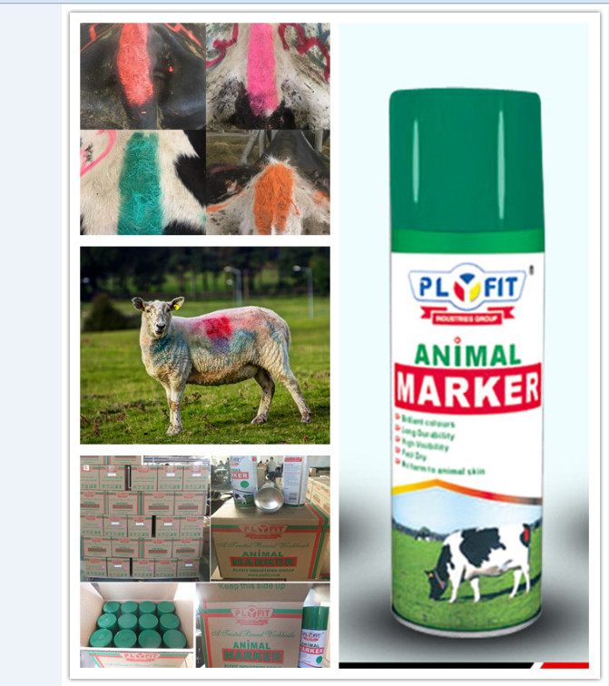 Quality Eco temporary Animal Marking Paint farm animal marker pigment dye for sale