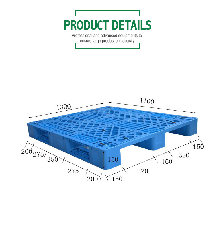 Quality Anti Slip Heavy Duty Plastic Pallets , Molded Plastic Pallets Large Load Capacity for sale