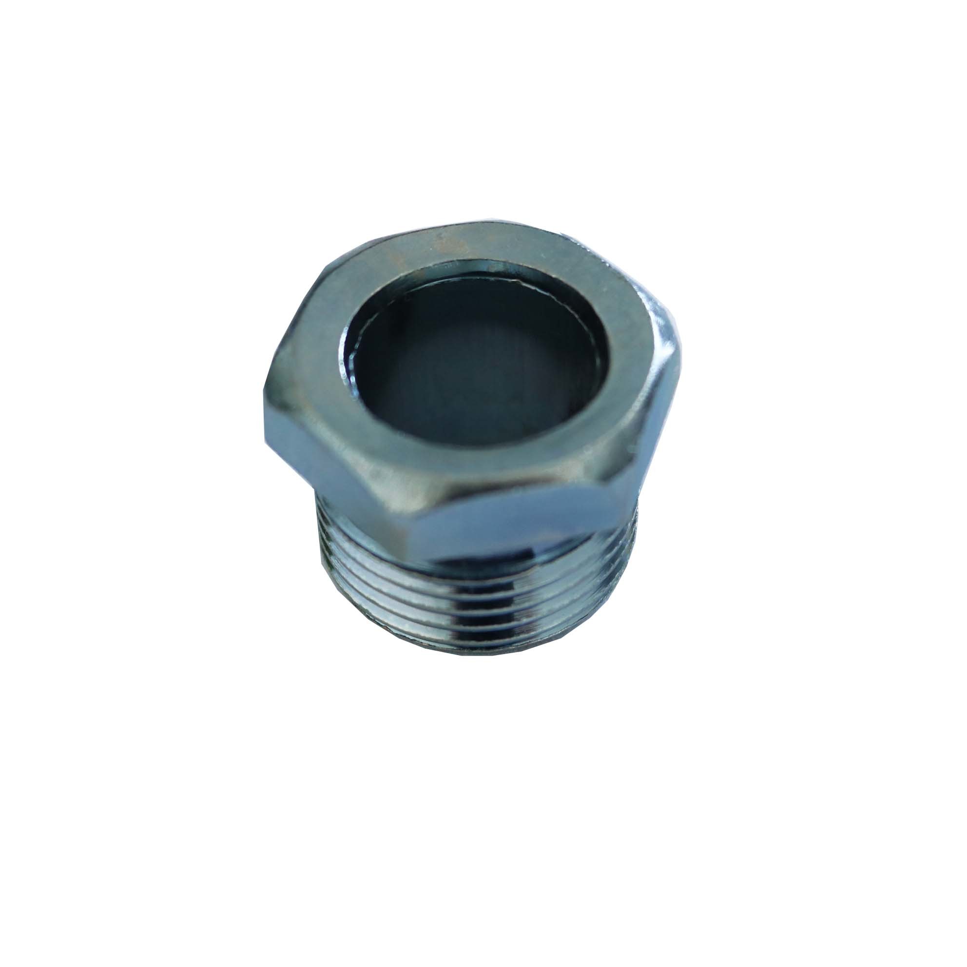 Quality High pressure cnc machinery Carbon Steel Nut zinc plated male thread pipe fittings plug for sale