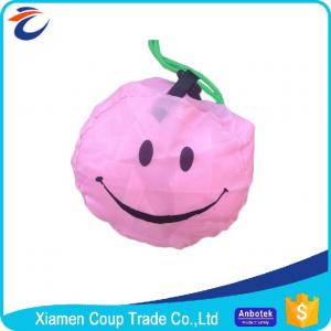 Quality Promotional Custom Made Fabric Shopping Bags Cute Smiley Face Appearance for sale