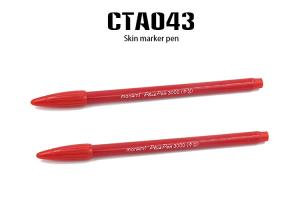 Quality Permanent Makeup Tattoo Accessories , Red Skin Marker Pen Lip Tattoo Use for sale