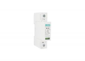 Quality 35mm Din Rail AC Class C 1 Phase 1P 60kA Type 2 Surge Protector for sale