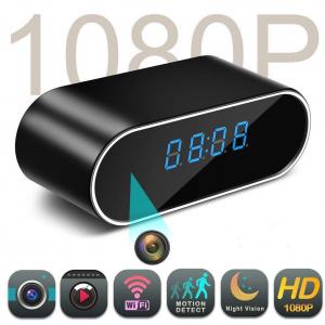 Quality The Best Quality Wireless WIFI Camera Clock 1080P Z10 Mini Camera Time Alarm Watch P2P IP/AP Made In China for sale