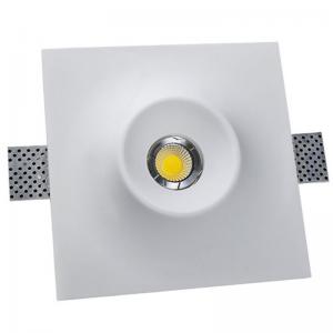 Quality Gypsum GU10 Trimless LED Downlights For Hotel Lighting for sale