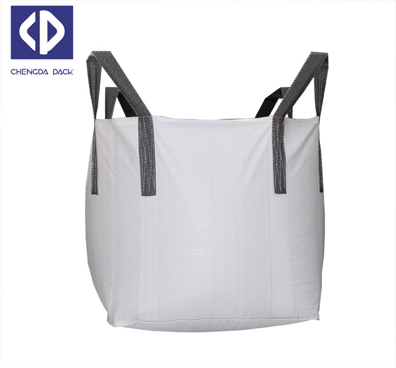 Quality Pp Woven Coated 1000Kg Plastic Polypropylene Bag Flat Bottom Eco Friendly ISO9001 for sale