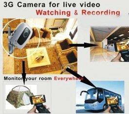Quality 3G remote video alarm camera for live video CX-3G04 for sale