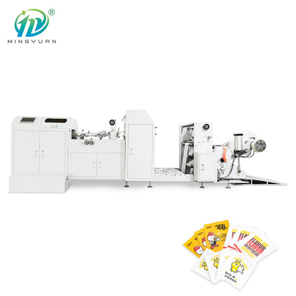 Quality Kraft Paper Pouch Grocery & Bakery Shopping Bags Making Machine for sale