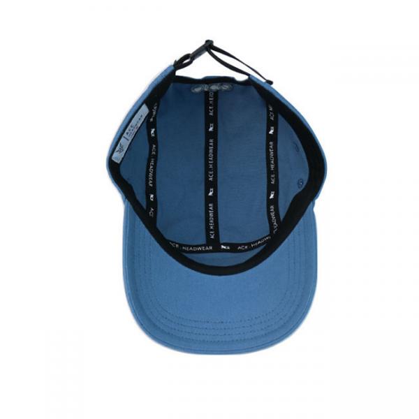 Twill 5 Panel Camper Hat With Screen Printed Nylon Webbing