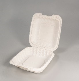 Quality 900ml Lunchbox 30oz CPLA Tableware Food 8.0"X8.2"X2.8" for sale