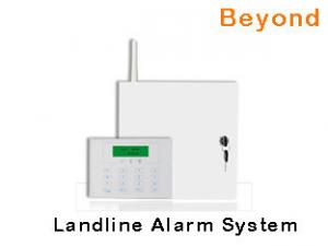 Quality LCD Hard Wired Phone Alarm System with 16 Wired zones and 31 Wireless zones for sale