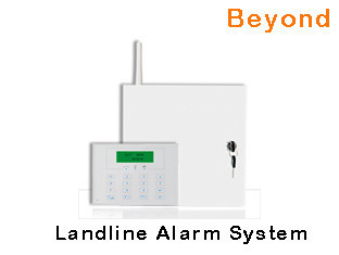 Quality LCD PSTN Metal Case Burglar Alarm System with 16 Wired zones 31 Wireless zones for sale