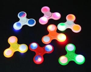 Quality Promotion Gift Led Fidget Spinner Toy With Flash , Unique Switch Design for sale