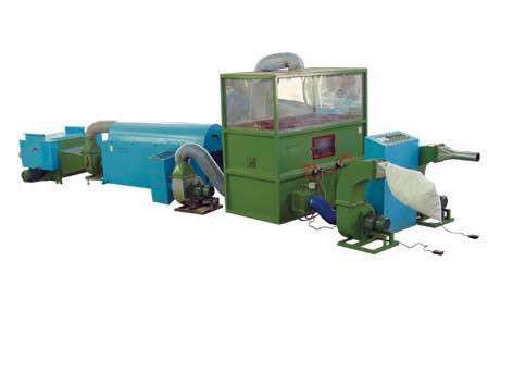 Quality Automatic Pillow Filling Line Compressed Ball Fiber Pillow Stuffing Machine for sale