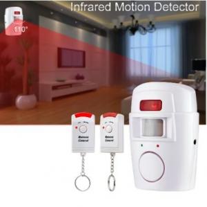 Quality Alarm system anti-theft alarm 105DB alarm siren   motion detector 2 Remote wireless home security PIR alarm infrared sen for sale