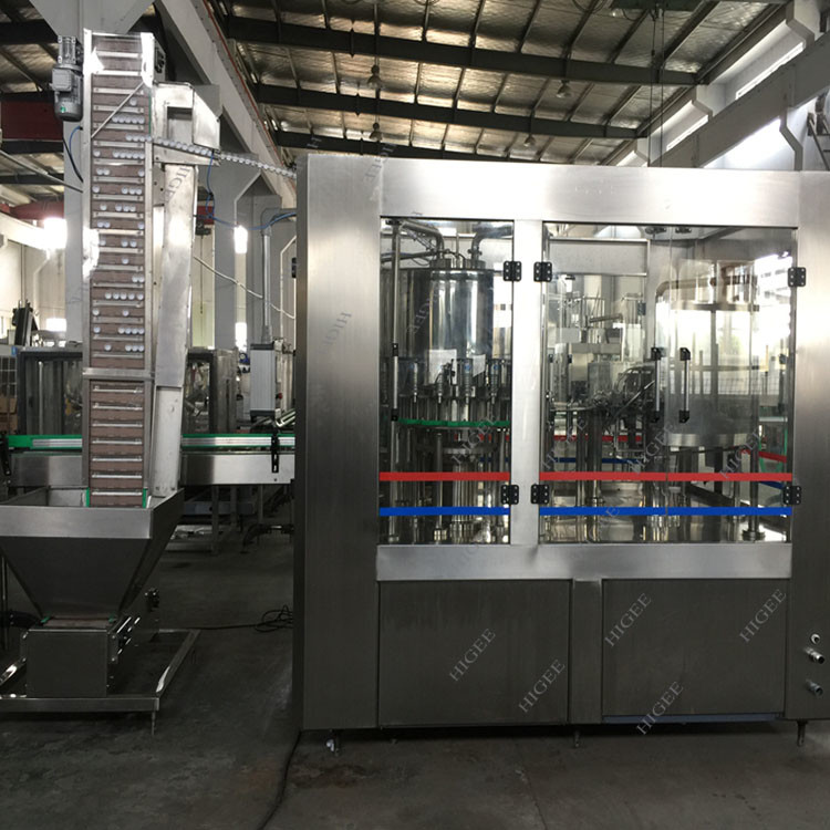 Quality Pet Glass Bottle Automatic Water Filling Machine PLC Control 10000bph Production Capacity for sale
