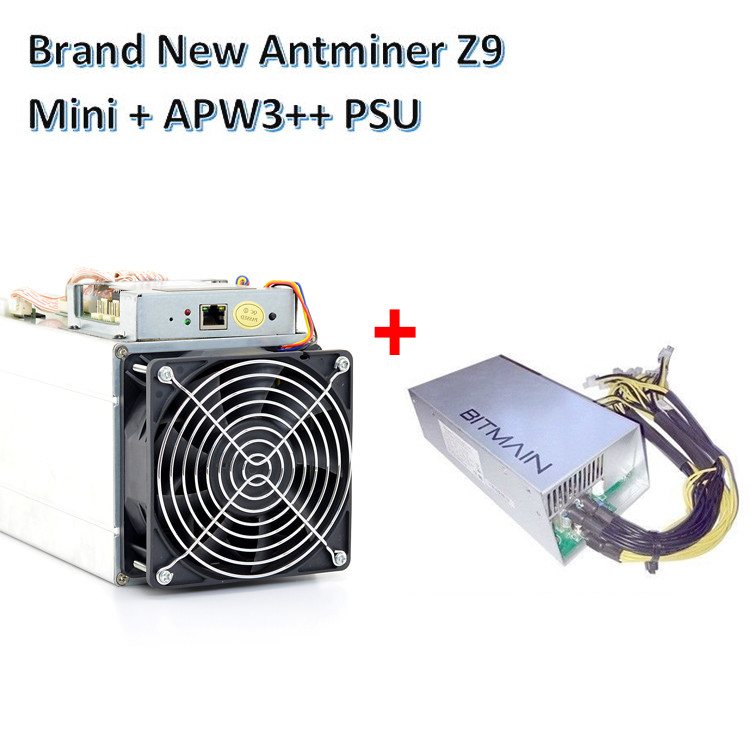 Quality Bitcoin Mining Device Antminer Z9 mini 10kh/s ZCash miner with Power supply Asic Miner for sale