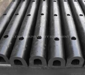 Quality D300H Marine D Dock Rubber Fender Suitable Reaction Force And Energy Absorption for sale