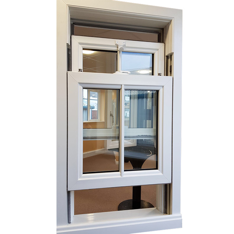 Quality Villa 0.38PVB 5mm Aluminum Vertical Sliding Window for sale