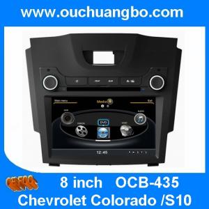 Quality Ouchangbo car DVD gps navi head unit Chevrolet Colorado S10 support DVR MPEG4 BT phonebook for sale