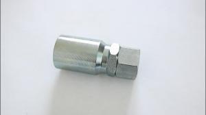 Quality Hydraulic Female Pipe Coupling Galvanized Carbon Steel  Ferrule for one piece hose fittings for sale