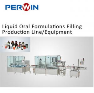Quality 10-30 Ml Oral Liquid Filling Machine ,  Plastic Bottle Filling Production Line for sale