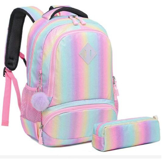Quality OEM ODM Rainbow Primary School Backpack For Girls for sale