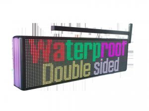 Quality RGB full color Programmable Scrolling LED Signs For Shop Advertising for sale