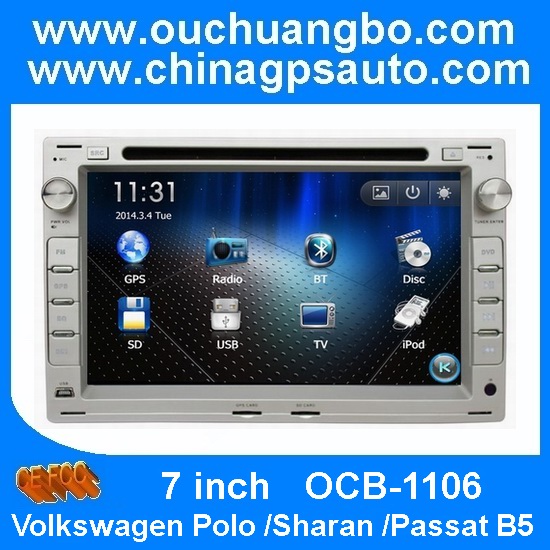 Quality Ouchuangbo Radio GPS DVD Multimedia Kit Volkswagen Polo Sharan Passat B5 Angola free map for sale