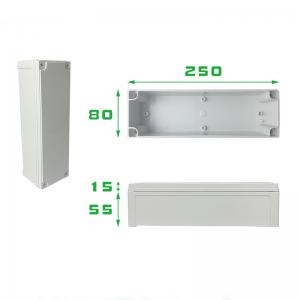 Quality TY-8011070 110 Size IP66 Junction Enclosure Box Waterproof Electrical ABS Plastic for sale
