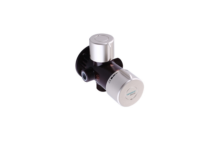 Quality Brown Body Thermostatic Water Mixing Valve , 35 Double Switch Thermo Shower Valve for sale
