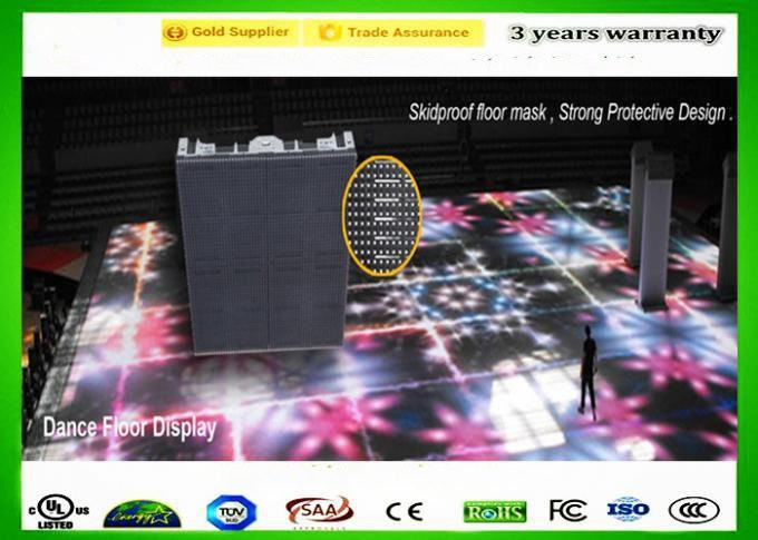 Quality P6.25 Dance Floor LED Display , Lighted Floor Panels 250mx250mm for sale