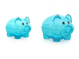 Quality Leak Proof Children Transparent Money Saving Piggy Bank for sale