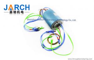 Quality 500Rpm 2 USB Signal Ethernet Through Bore Slip Ring Size 30mm  2 Channel 1000M for sale