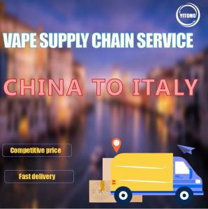 Quality China To Italy Full Delivery Vape Supply Chain Logistics Service High Efficient for sale