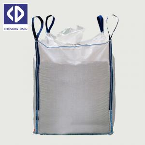 Quality Packing Wheat 1000Kg Woven Polypropylene Bags White Color UV Stabilization for sale