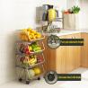 Buy cheap 304 Stainless Steel Kitchen Fruit and vegetable Storage Rack from wholesalers