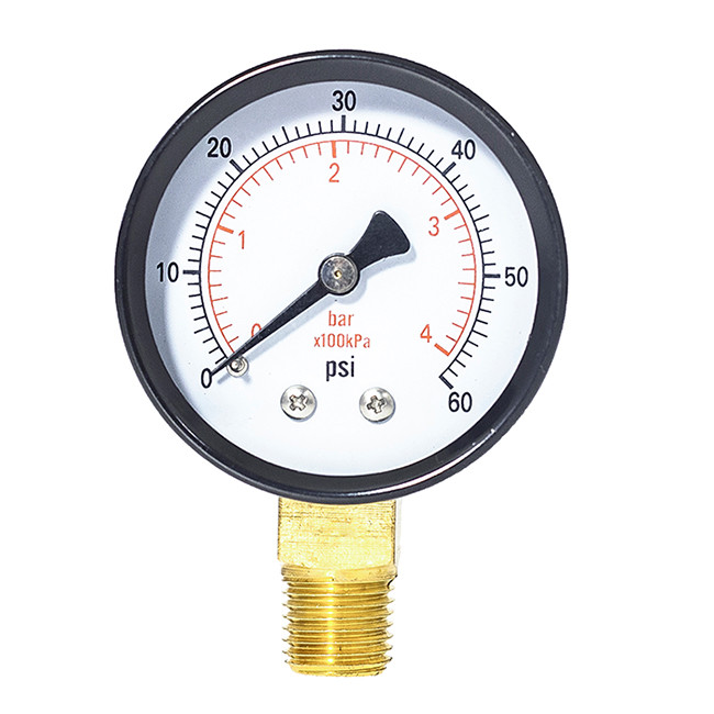 Quality 1.5 Inch 60 Psi General Pressure Gauge for sale