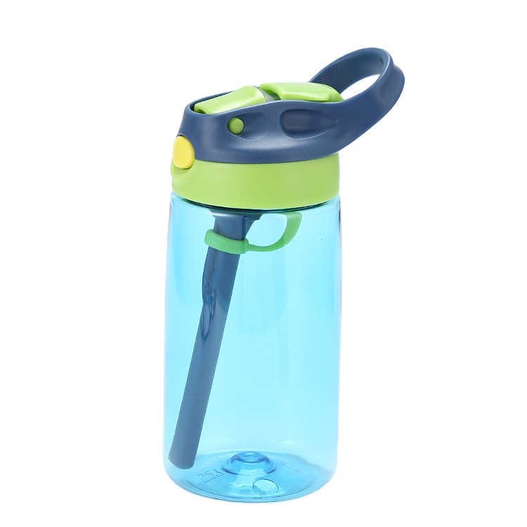 Quality 700ml Hiking Outdoor Sports Water Bottle With Straw Wide Mouth Lid for sale