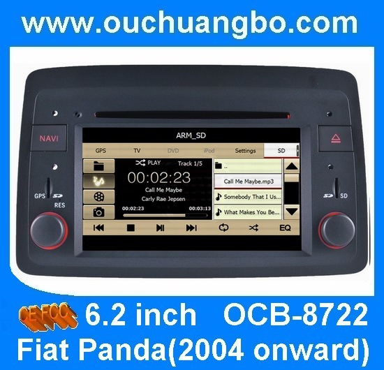Quality Ouchuangbo autoradio DVD GPS for Fiat Panda(2004 onward) with steering wheel control mp3 for sale
