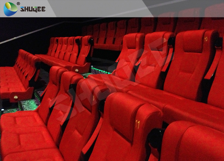 Quality Film Projector 3D Cinema System With Plastic Cloth Cover Chair 100 People for sale