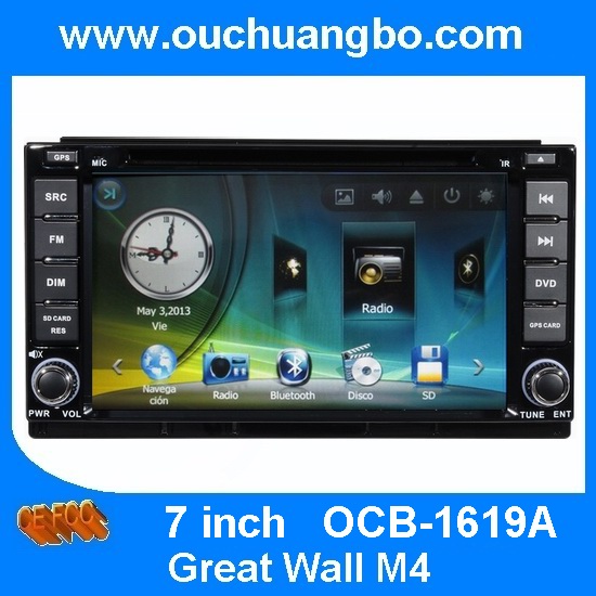 Quality Ouchuangbo 2 din 7 inch Great wall M4 stereo radio recorder head unit support spanish SD free Chile map for sale