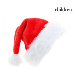 Quality 56CM Led Luminous Cap For Children Santa Claus Hat Snowman Elk Christmas Gift for sale
