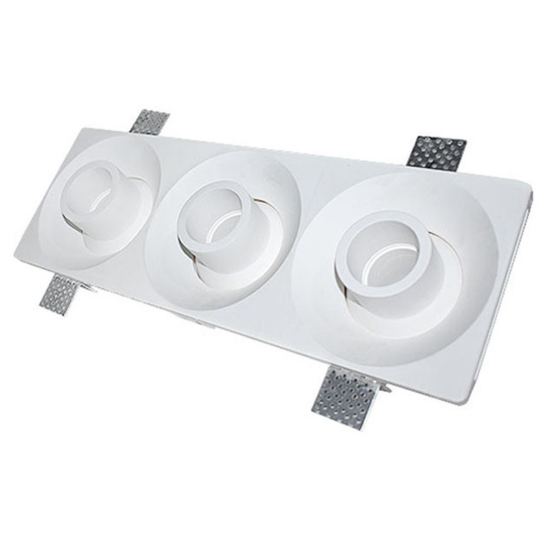 Quality Grille White Recessed Downlights 3×5W Trimless LED Downlights for sale