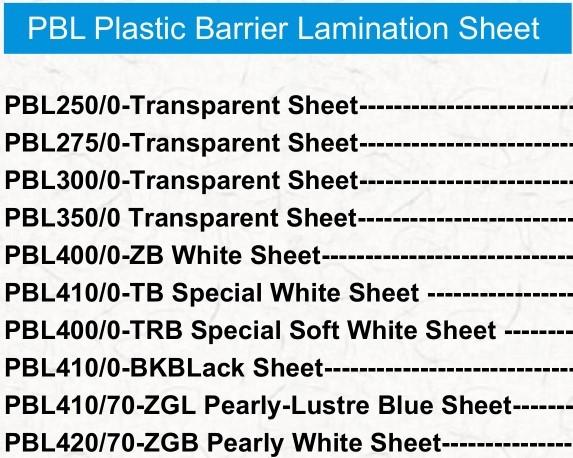 PBL Tube Material Plastic Barrier Laminate Tube Laminates