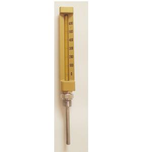 Quality Liquid Temperature 600C 150mm Industrial Glass Thermometers 1/4'' NPT for sale