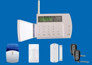 Quality House GSM PSTN alarm system with LCD Screen display and multiple languages for sale