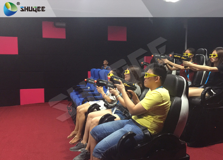 Quality Ingenious Simulating Game 7D Movie Theater For Theme park / Exhibition Hall for sale