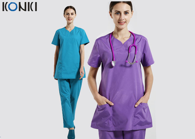 Quality Hospital Nurse Uniform Medical Office Uniforms Ventilate Cotton Female Workwear for sale