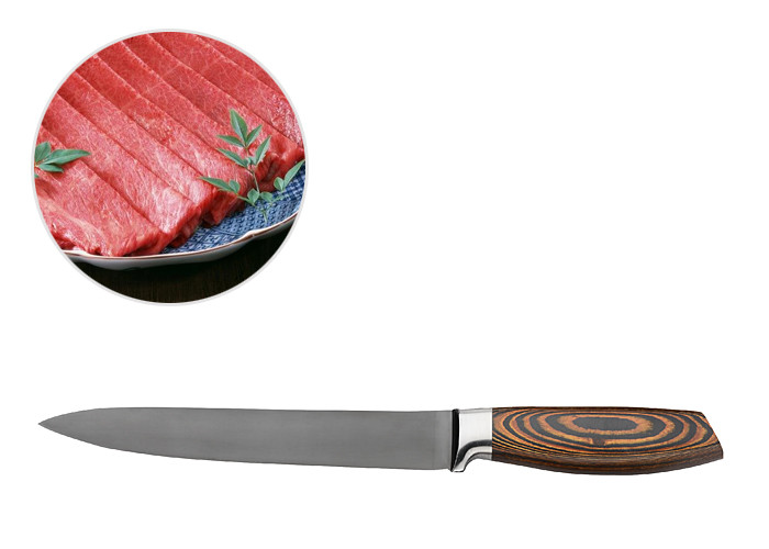 High Hardness Kitchen Meat Knife , Fish Slicer Knife ODM / OEM Acceptable