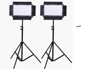 Quality High Output Plastic LED Studio Lighting Kit with V Mount LCD Touch Screen for sale